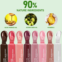 Service OEM – Traitement Lèvres au Peptide Hydratant et Repulpant, Gloss Teinté en Tube Souple Non Collant pour Marque Personnalisée
