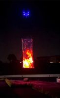 Espectáculo de Luces LED para Drones P25 con Proyección Digital de Alta Calidad para Publicidad y Pantallas de Hologramas, Tema Cielo Nocturno de Gala 2025