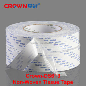 Ruban <span class=keywords><strong>adhésif</strong></span> non tissé double face CROWN DS613PN, 0,16 mm, <span class=keywords><strong>adhésif</strong></span> acrylique, pour métal, plastique, bois, verre - Product Image 1