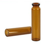 Produsen Menyediakan Botol Kaca untuk Porsi Cairan Oral Suplemen Kesehatan, Vial Bubuk Liofilisasi Amber 5ml Custom
