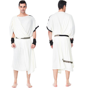 Costume de Cosplay Grec Couple Romain Robe Blanche la Déesse des Muses Vénus Costume de Cosplay pour Tenue de Couple - Product Image 3