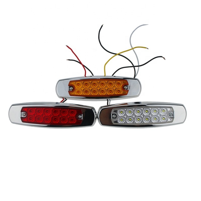 Hot Sale Good Price Amber Red White Trailers Lights Car Led Truck 12v 24v LED Side Marker Light