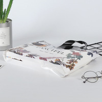Sac fourre-tout en plastique, style inspiré des designers, pour les petites entreprises, impression de logo personnalisé, sacs de shopping personnalisés