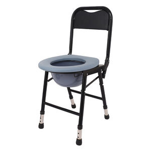 Ruilong Commode Chair Carbon Steel <b>Adjustable</b> <b>Height</b> Portable Toilet <b>Stool</b> For Elderly And Pregnant Women - Product Image 1