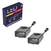 1.46in Grille Moteur Voiture Led Phare Conduite Lumière 3 Couleurs Accessoires de Voiture avec Devil Eye pour toyota Hilux CRV Honda