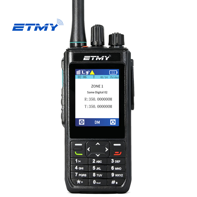 DMR NXDN Digital Encryption Trunking Radio ETMY AP35 Tier III Professional Walkie Talkie GPS VHF UHF Encrypted Two Way Radio