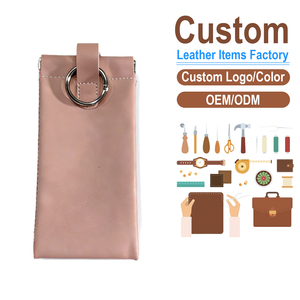 Manufacturer Wholesale PU Leather Sunglasses Bag, Compact Anti-Pressure Eyeglasses Pouch <b>for</b> Daily Carry - Product Image 2