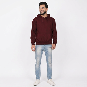 Men's Custom Embroidered High Street Fashion Pullover Hoodie Design Your Own Sweatshirt <b>Jumper</b> for Winter - Product Image 1