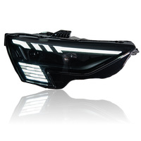 Phares LED LKS Audi A3 8Y 2021-2024 100W 6000K Nouvelle génération Laser Matrix Édition Haute Lentille Clignotant Séquentiel