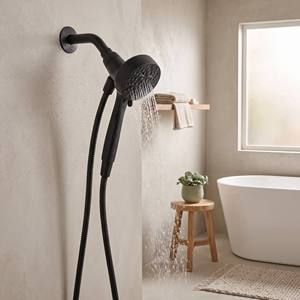 Pommeau <span class=keywords><strong>de</strong></span> douche portable détachable 6 fonctions avec fonction pause, massage et tuyau <span class=keywords><strong>de</strong></span> 60 pouces pour <span class=keywords><strong>salle</strong></span> <span class=keywords><strong>de</strong></span> <span class=keywords><strong>bain</strong></span> d'hôtel et usage quotidien - Product Image 6
