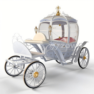 Carrozza Elettrica Reale a Forma di Zucca di Cenerentola per Matrimoni, Tour Turistici e Girovaglie - Product Image 6