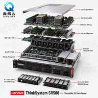 Serveur rack Lenovo ThinkSystem Thinkserver SR588 2U, processeur Intel Xeon 3204 1.9GHz, 64 Go, SR588 V2, SR588v2, avec GPU - Meilleures ventes