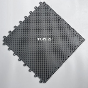 Alfombrilla de suelo de PVC para garaje ecológica/baldosas de suelo de PVC entrelazadas de 7mm baldosas de vinilo de PVC de alta resistencia para taller - Product Image 5