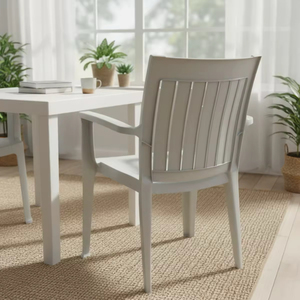Durable Stackable Plastic Back Dining <b>Chair</b> Lightweight Space Saving Seating for Restaurant Hotel Home Use Wholesale - Product Image 4