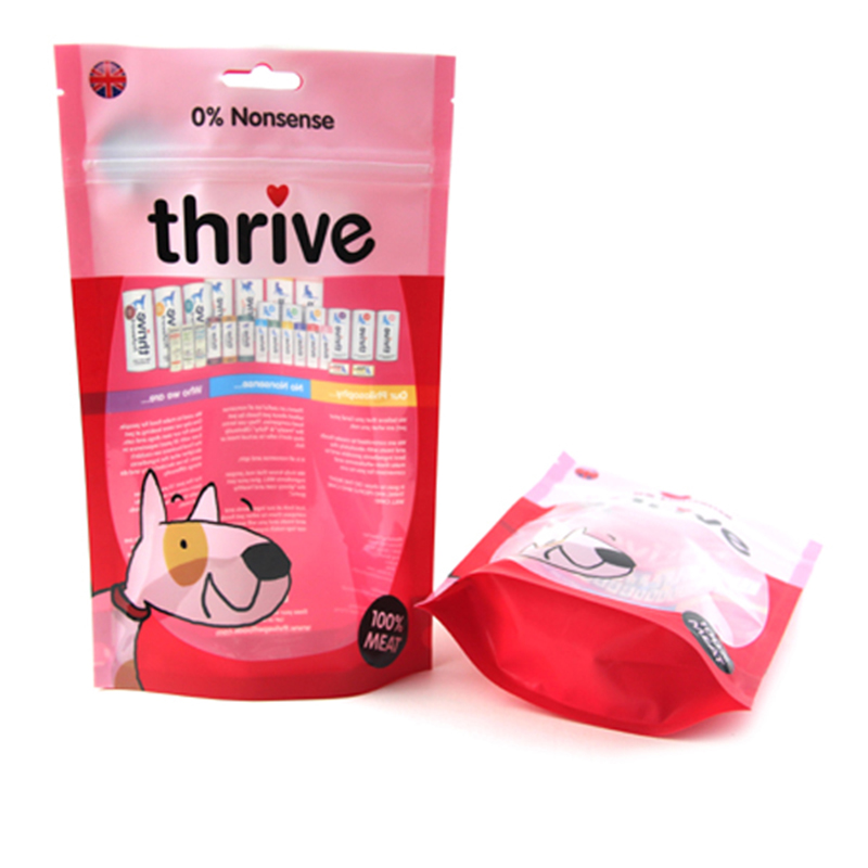 Factory custom flat bottom coffee snack stand up food mylar bag