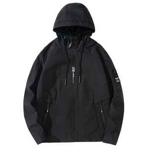 <span class=keywords><strong>Chaqueta</strong></span> Cortavientos Impermeable con Capucha y Cierre <span class=keywords><strong>de</strong></span> Cremallera para Hombre, <span class=keywords><strong>de</strong></span> Alta Calidad, Personalizada, Casual, ODM, Estampada, para Senderismo y Pesca al Aire Libre - Product Image 5