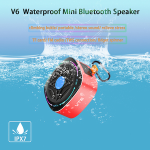 V6 mới không dây di động màu xanh-răng IPX7 không thấm nước mini Loa bồn chồn <span class=keywords><strong>Spinner</strong></span> TWS Stereo Bass woofer hoạt động BT Loa ngoài trời - Product Image 2