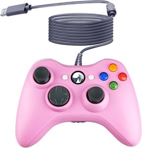 Controlador con Cable <span class=keywords><strong>para</strong></span> XboX360, Controlador de Juego <span class=keywords><strong>para</strong></span> 360 con Doble Vibración Turbo, Compatible con XboX360 PC Windows 7,8,10,11 - Product Image 3