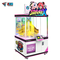 Nouvelle machine de jeu à prix rotative à 4 grilles, à monnayeur, avec système de poussée pour toucher le cible et gagner un cadeau, machine de distribution d'arcade pour centre de divertissement