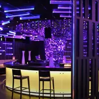 2021 bar ön büro akrilik sayaç metal masa gece kulübü mobilya kulübü mobilya güzellik salonu led masaları
