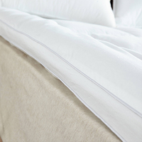 Protège-matelas en tissu de coton, lisse et confortable, épaisseur et poids personnalisables, respirant, pour hôtel, protège le matelas