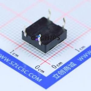 SKQBARA010 Tactile Switch Through hole Component (THT) Switch Single Pole Single Throw Round Button Through Hole 10mm - Product Image 2