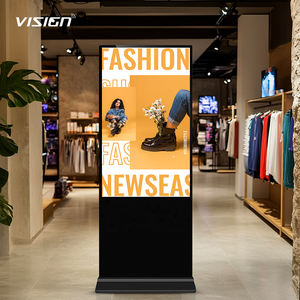 ป้ายแสดงข้อมูลตั้งพื้น43นิ้วป้ายโฆษณาดิจิตอล4K แนวตั้งแบบสัมผัสหน้าจอข้อมูลตู้โทเท็ม - Product Image 3