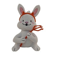 OEM et ODM Poupée d'horreur d'Halloween de 8 pouces en provenance de Chine Pingouin mignon Chien Lapin Vache Chien Peluche Halloween Elements Rempli PP Coton