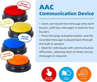 Altavoz MP3 programable personalizado de 4M con entrada de CC y módulo de sonido USB, caja de música, juguetes educativos de plástico para niños