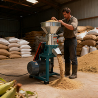 Mini usine d'alimentation de volaille | Machine à granulés d'alimentation de poulet | Équipement de production d'aliments pour le bétail