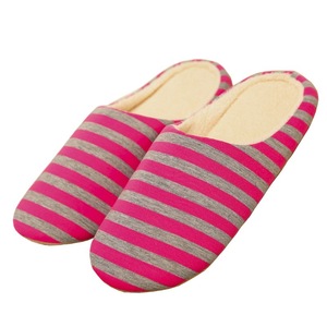 Women's Fashion House for <strong>Slippers</strong> with Stripe Design Open Toe Cushioned Comfort for Winter Spring Autumn Seasons - Product Image 1