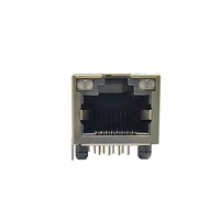 Fabricant de produits Dongguan entrée supérieure à port unique LED RVB femelle smd ethernet 8P8C connecteur RJ45 prise modulaire