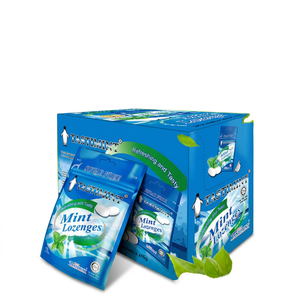 HALAL Tastimint Sugar-Free Lemon Mint Tablet Candies Sorbitol Stevia Refreshing Tasty Lozenges Zip Locked Bag Packaging Malaysia - Product Image 1