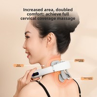 Masajeador de Cuello Meilan con Bluetooth, Compresa Caliente y Microcorriente EMS - Protector de Cuello Inteligente