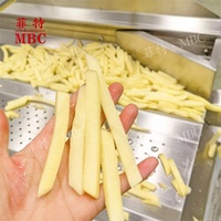 Mbc Commerciële Volautomatische Gefrituurde Chips Maken Machine Bevroren Frietjes Productielijn
