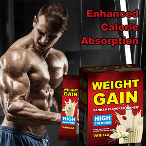 Proteína en polvo Nutrición alta en calorías Batido Sabor a vainilla Ganador de peso Suplemento de proteína en polvo con vitaminas y minerales - Product Image 5