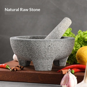<span class=keywords><strong>Mortier</strong></span> et pilon en <span class=keywords><strong>pierre</strong></span>, faits à la main, traditionnels, pour épices, artisanat ethnique d'Équateur - Product Image 4