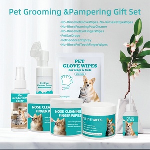 Lingettes de nettoyage pour animaux de compagnie de haute qualité, lingettes pour les oreilles et les dents, spray désodorisant pour chiens, fournitures de nettoyage pour animaux - Product Image 4
