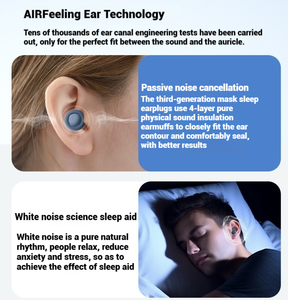 An Toàn Công Nghiệp Nút Tai Yên Tĩnh Tai New Silicone Giảm Tiếng Ồn Nút Tai Không Thấm Nước Và Cách Âm Cho Bơi - Product Image 6