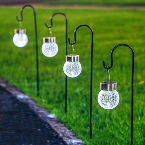 헤비 듀티 3/10 새 피더 식물 바구니를위한 목자의 후크 쉬운 설치 야외 정원 기둥 2 구 아연 도금 강철 - Product Image 1