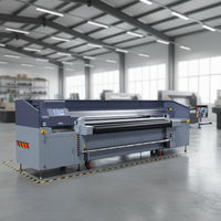 Imprimante UV hybride Winscolor 2500 mm, machine d'impression à plat et en rouleau pour bannières en vinyle et flex