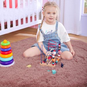 Alfombra Hexagonal Esponjosa para Habitación Infantil, Alfombra de Pelo Largo y Suave para Guardería, Alfombra de Peluche para Tienda de Princesas, para Dormitorio de Adolescentes - Product Image 3
