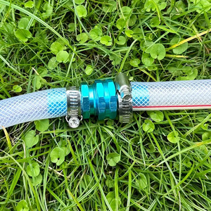Connecteur de réparation de tuyau 5/8 po à raccord cannelé en aluminium forgé, durable, pour fixation de tuyaux en vrac, connecteurs d'eau de jardin - Product Image 2