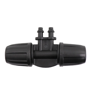 Conector de Bloqueo Capilar para Horticultura 81/2 Negro, Plástico de Ingeniería, Accesorio para Tubería de Riego, Acoplamiento de la Serie Micro Spray - Product Image 3