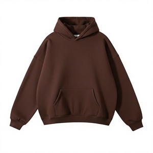 ผู้ผลิตเสื้อฮู้ดดี้ผู้ชายแบบสวมหัว ผ้าฟลีซคอตตอน 100% หนัก 500GSM พิมพ์โลโก้ตามสั่ง ขายส่ง ไซส์ใหญ่ - Product Image 5