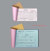 Carnet de commandes autocopiantes NCR pour restaurants et serveurs, avec conception gratuite, pour reçus et factures