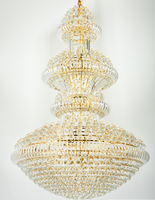 JYLIGHTING Lustre en cristal haut de gamme pour escalier, salon, hôtel, villa, homologué SAA, luminaire décoratif de plafond