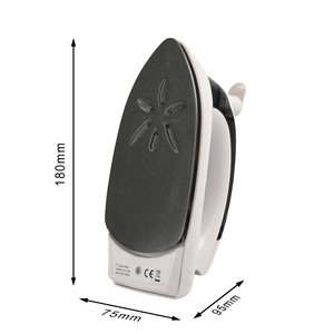Plancha Eléctrica Plegable Portátil con Cable, Base Antiadherente Pulida, para Planchar Ropa - Product Image 6