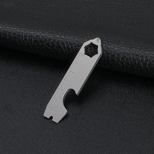 Barra de palanca EDC de aleación de titanio, herramienta múltiple, <span class=keywords><strong>Mini</strong></span> palanca, herramienta EDC portátil multifuncional, abrebotellas, herramienta de emergencia para exteriores - Product Image 6