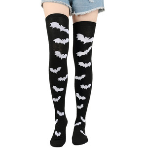 Otoño Invierno <span class=keywords><strong>mujer</strong></span> Santa Claus Navidad becerro Halloween calcetines Cosplay araña calavera regalo <span class=keywords><strong>medias</strong></span> - Product Image 4